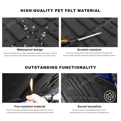 Tacoma /4Runner Front Engine Cover Hood Sound Heat Insulation Pad Mat for Toyota