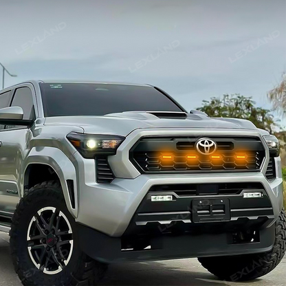 Tacoma Raptor Lights LED Front Grille Lights Amber Lights For Toyota