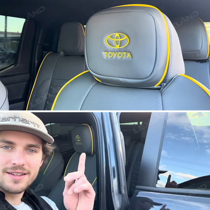 Tacoma Custom Seat Covers Nappa Leather Seat Cover Set with TRD Pro Style for Toyota