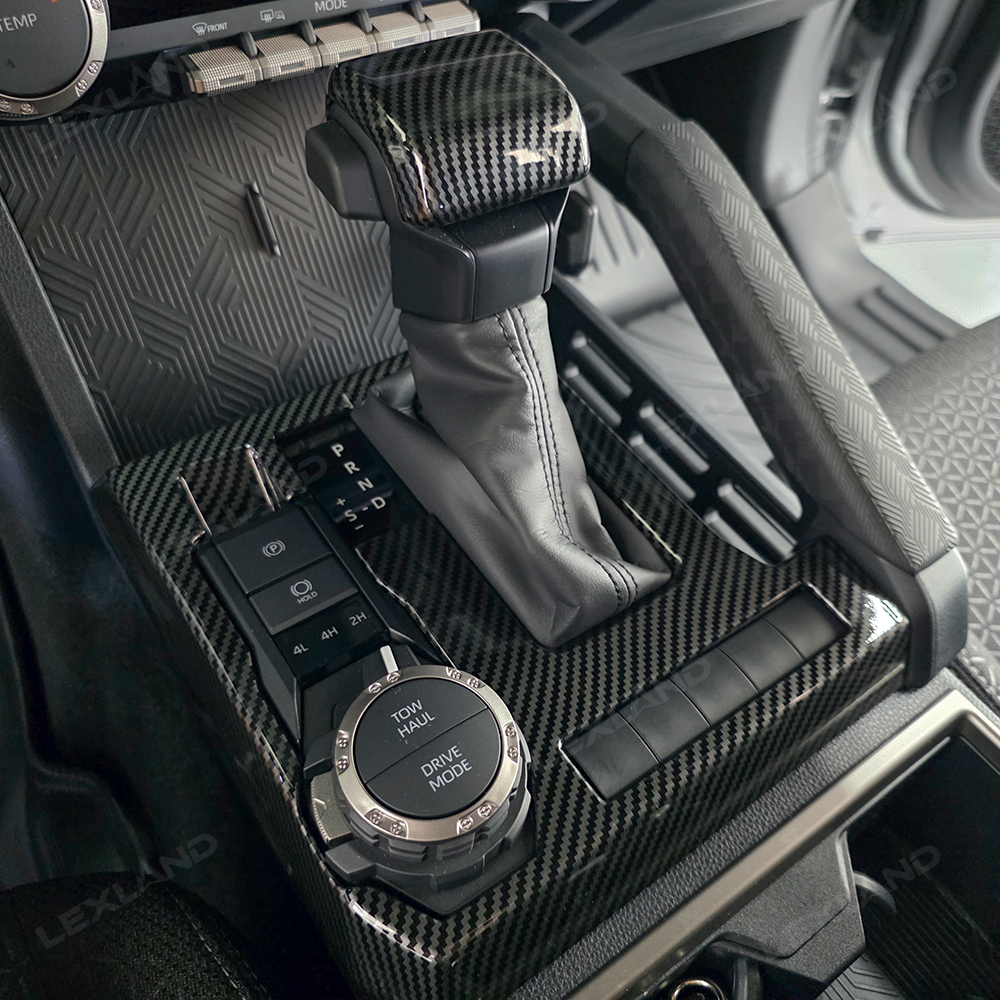 4Runner Interior Cover Trim ABS Carbon Fiber Style Protective Overlays For Toyota