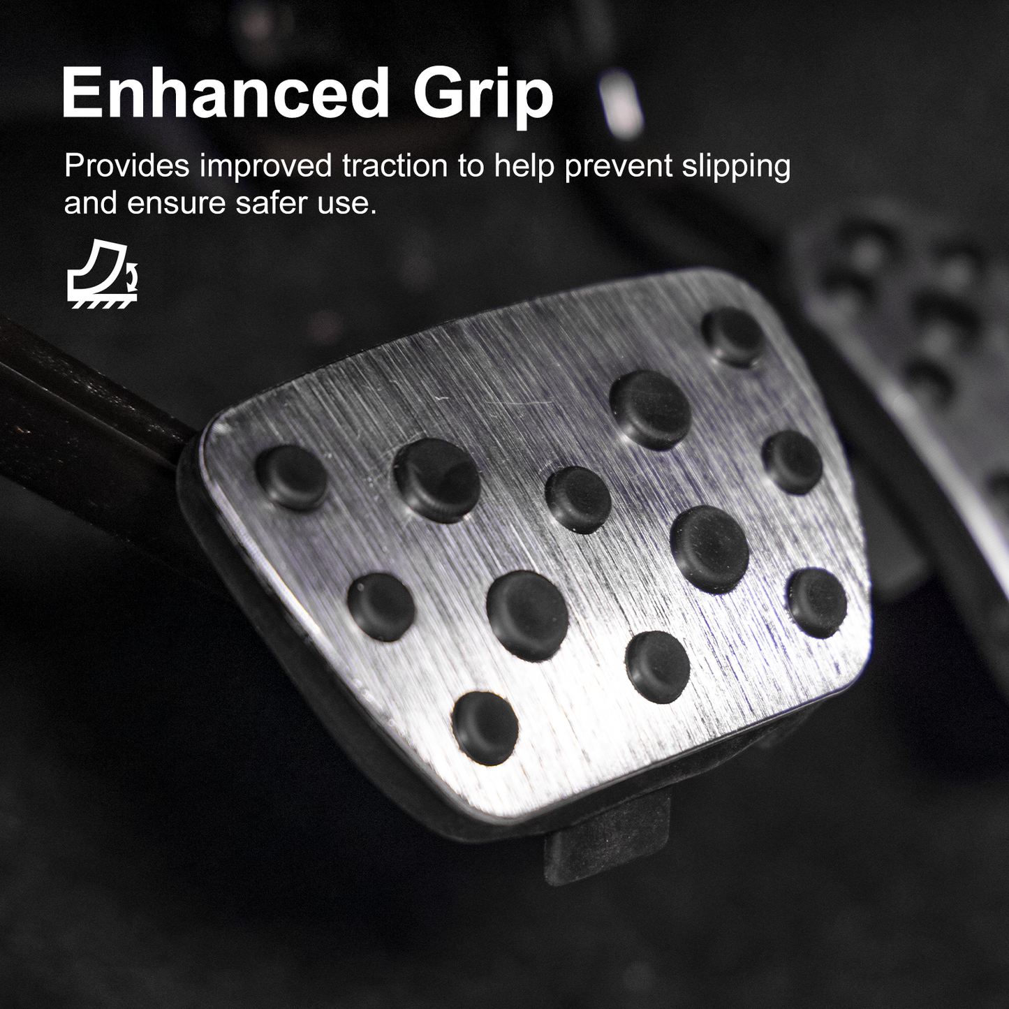 Tacoma Aluminum Foot Pedal Replacement Kit Non Slip Accelerator Brake Pedals for Toyota