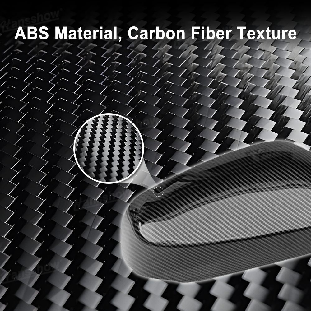 4Runner Side Mirror Covers ABS Carbon Fiber Style Mirror Caps for Toyota