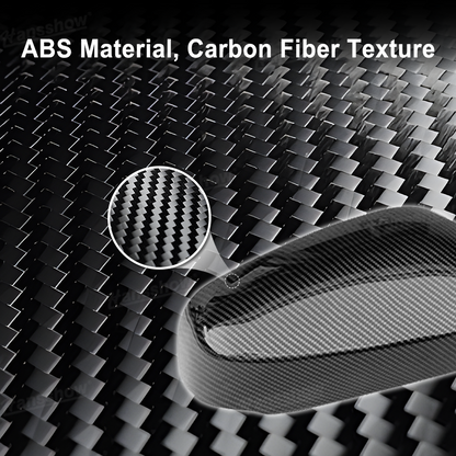 4Runner Side Mirror Covers ABS Carbon Fiber Style Mirror Caps for Toyota