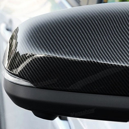 4Runner Side Mirror Covers ABS Carbon Fiber Style Mirror Caps for Toyota