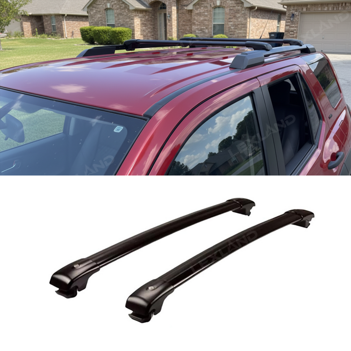 4Runner Roof Rack Cross Bars Roof Rail Cargo Carrier Crossbars for Toyota