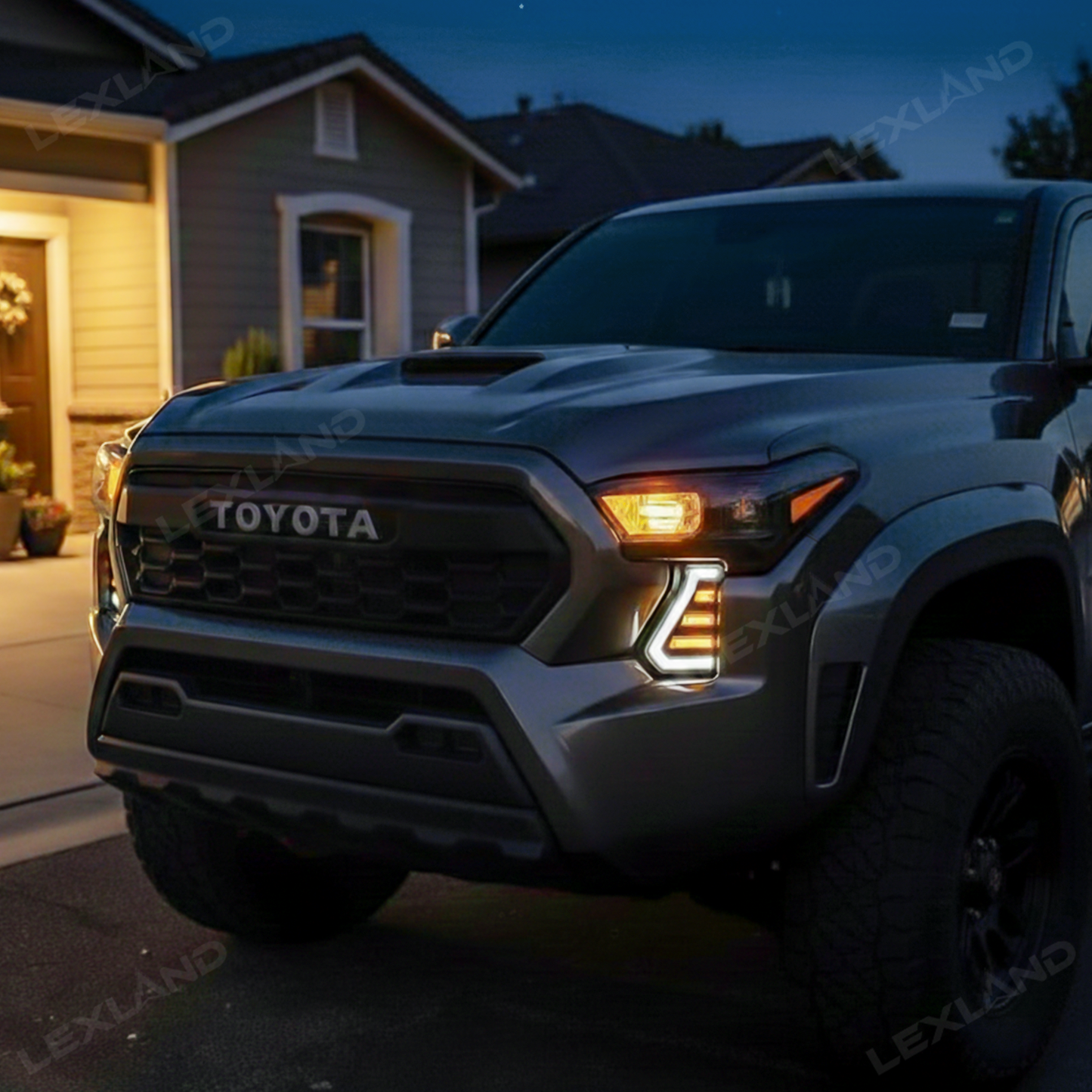 Tacoma LED Fang Lights Dual-Color Dynamic Daytime Running Lights for Toyota
