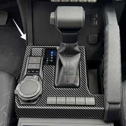 4Runner Interior Cover Trim ABS Carbon Fiber Style Protective Overlays For Toyota