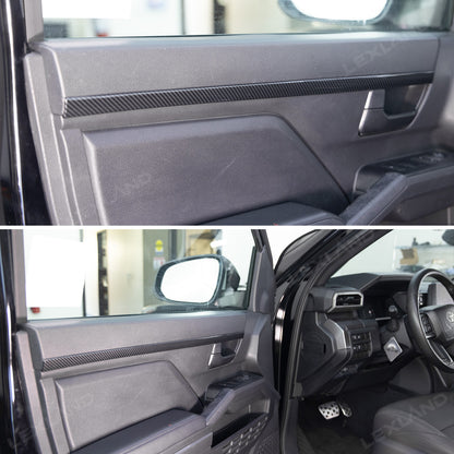 Tacoma Door Trim Cover ABS Front & Rear Door Protector Interior Trim Strip for Toyota