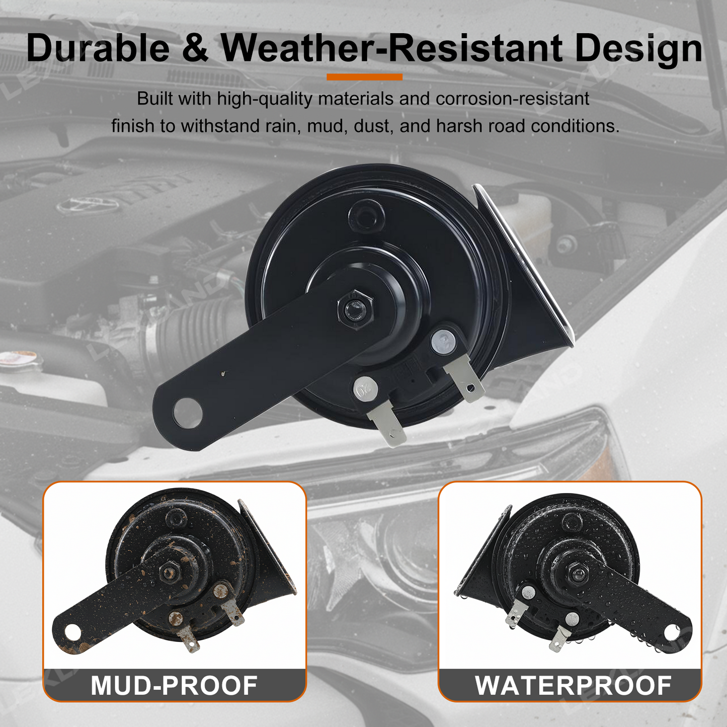 Tacoma/4Runner Horn Kit Dual-Tone Auto Horn Upgrade for Toyota