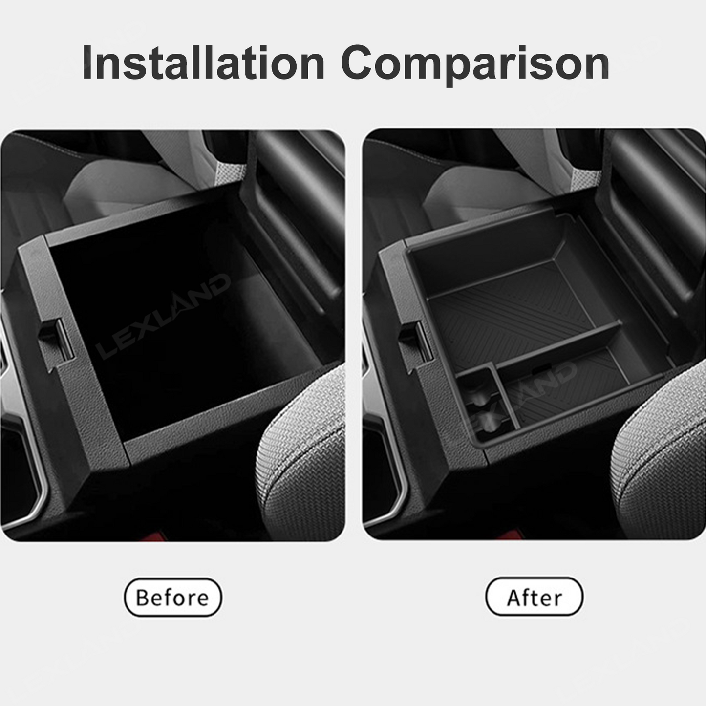 4Runner Center Console Organizer Tray Armrest Storage Box For Toyota