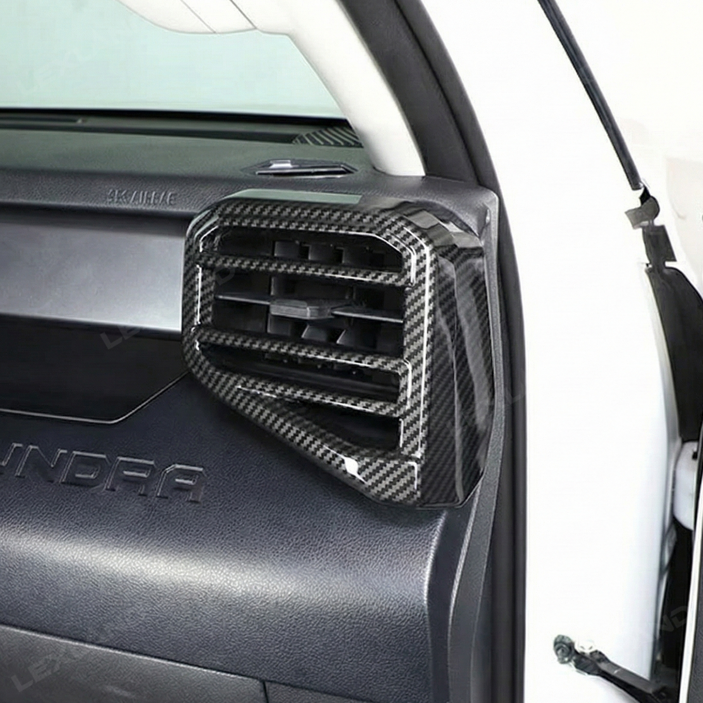 Tundra Dashboard Air Vent Covers AC Vent Overlays ABS Interior Trim 4PCS for Toyota