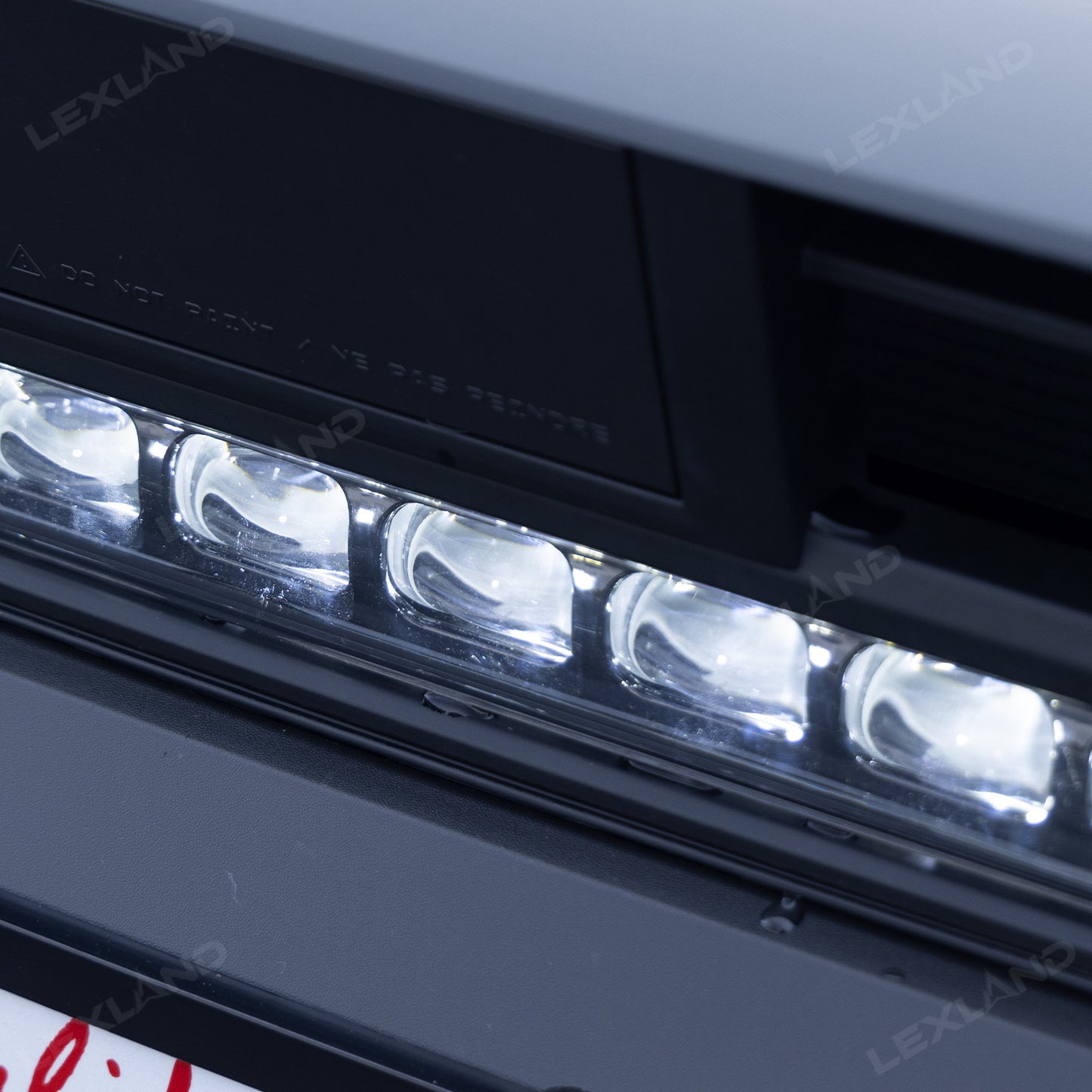 4Runner TRD-Style Front Bumper Grille with Amber Light & LED Light Bar for Toyota