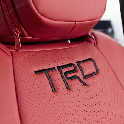 Tacoma 3rd Gen Seat Covers Embossed Seat Protectors with TRD Logo for Toyota