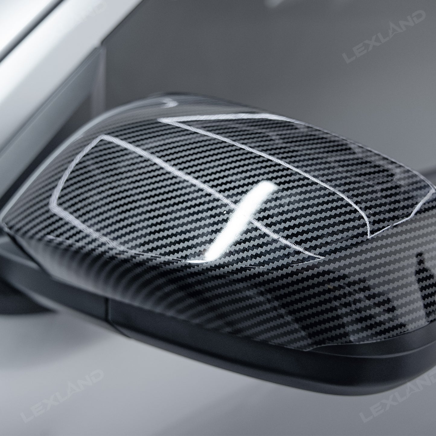 4Runner/Tacoma Side Mirror Covers ABS Carbon Fiber Style Mirror Caps for Toyota