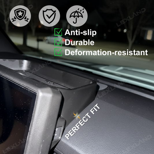 Tacoma Dashboard Organizer Tray Behind Screen Interior Dash Storage Box for Toyota