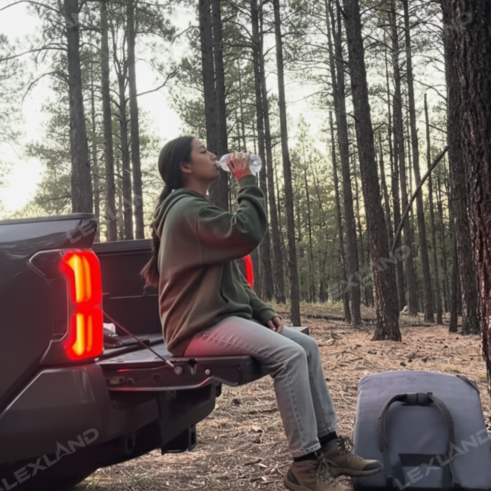 Tacoma Tail Light Cover Smoked Rear Light Cover Taillights Overlay for Toyota