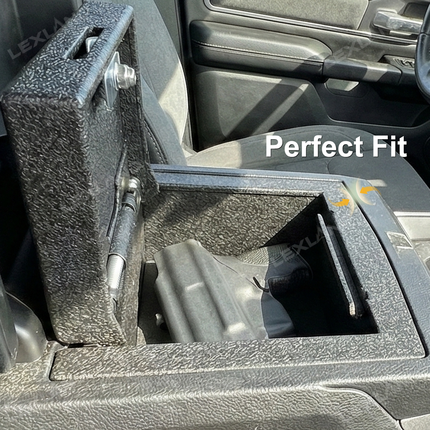 Tacoma Center Console Safe Storage Box Anti-Theft Lock Box Organizer for Toyota