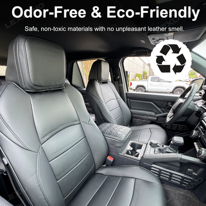 4Runner Seat Covers Nappa Leather Full Coverage Seat Protector for Toyota