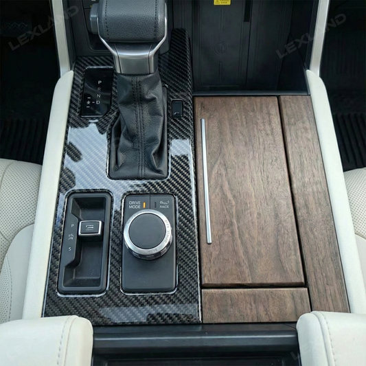 Tundra Center Console Cover ABS Gear Shift Panel Trim Overlay for Toyota