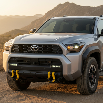 4Runner/Tacoma Rugged D-Ring Shackle Front Hook Brackets for Toyota