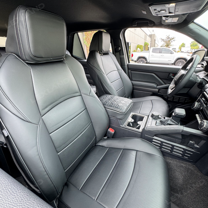 4Runner Seat Covers Nappa Leather Full Coverage Seat Protector for Toyota