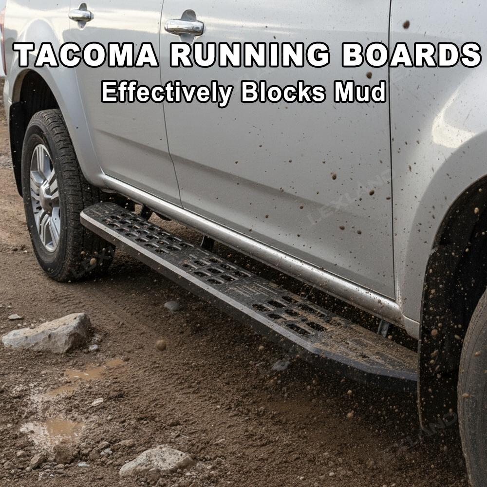 Tacoma Running Boards Side Steps Steel Nerf Bars for Toyota