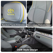 Tacoma Custom Seat Covers Nappa Leather Seat Cover Set with TRD Pro Style for Toyota