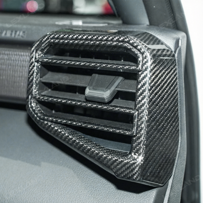 Tundra Dashboard Air Vent Covers AC Vent Overlays ABS Interior Trim 4PCS for Toyota