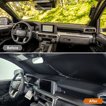 Tacoma Windshield Sun Shade Foldable Sunshade Front Window Shade for Toyota
