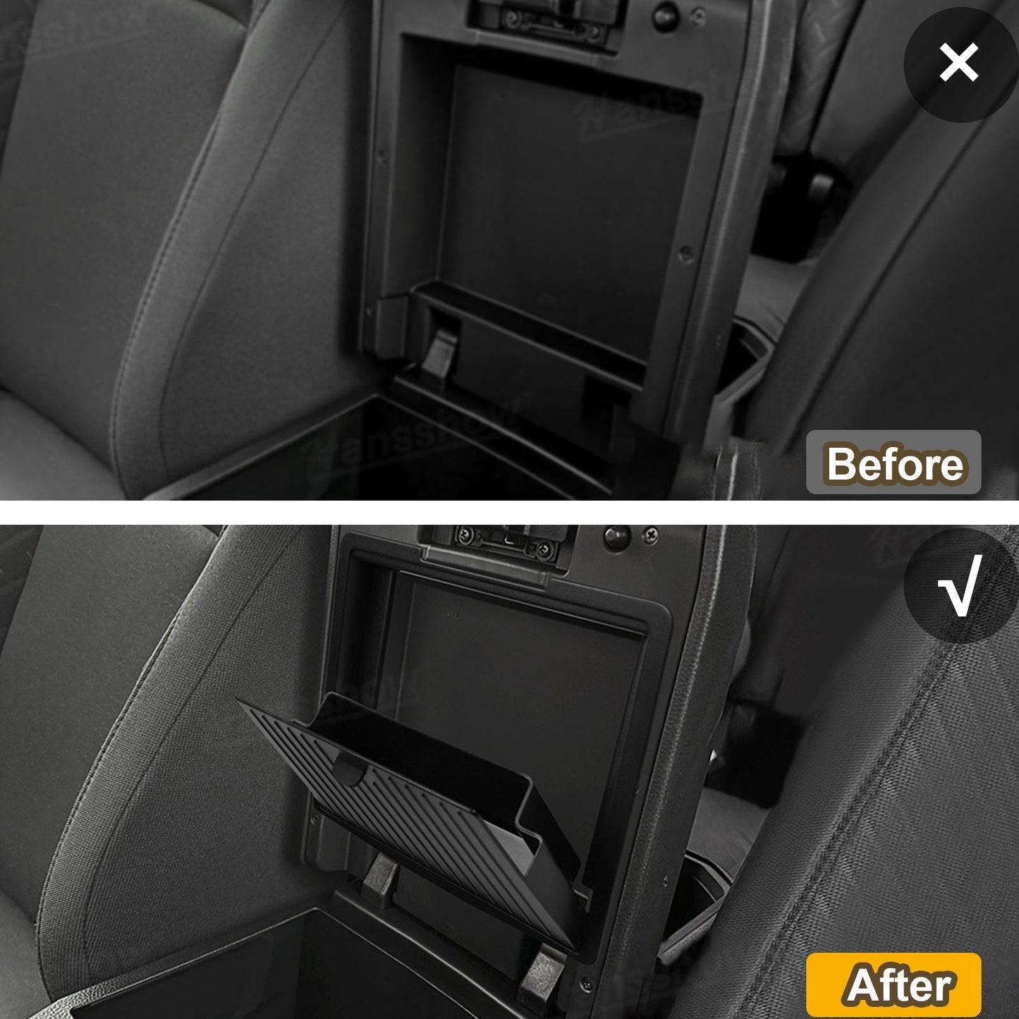 4Runner Hidden Storage Box Center Console Organizer Armrest Secret Compartment