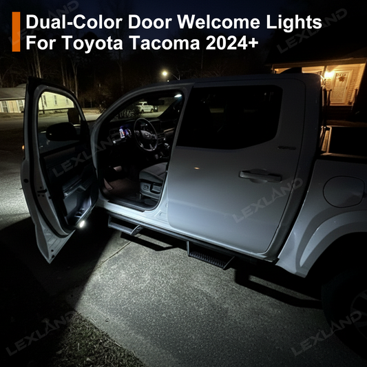 Tacoma Puddle Lights LED Courtesy Lights Dual-Color Door Welcome Lights for Toyota