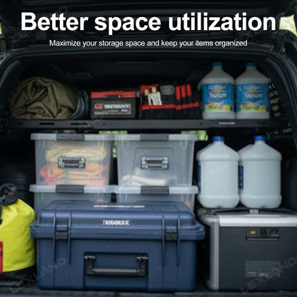 4Runner Molle Panel Storage Shelf Trunk Organizer Luggage Storage Carrier for Toyota