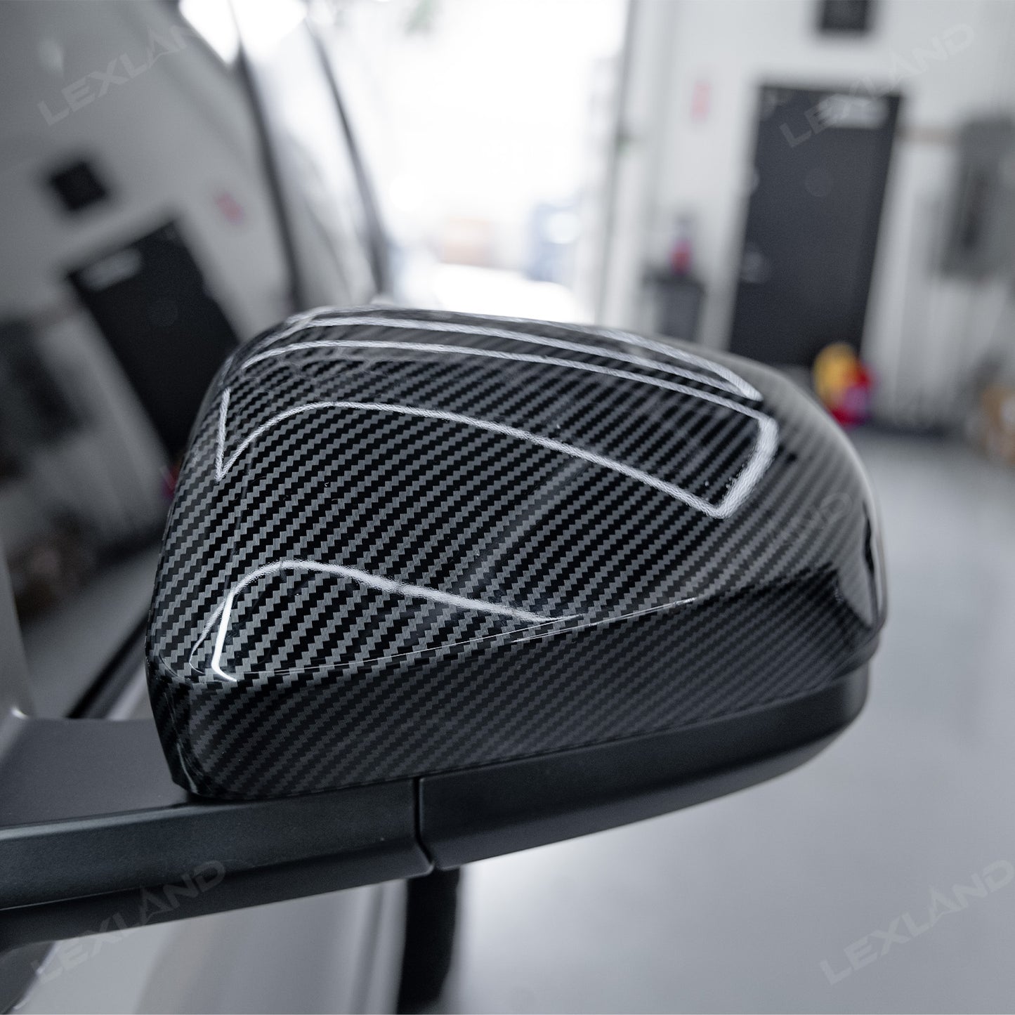 4Runner/Tacoma Side Mirror Covers ABS Carbon Fiber Style Mirror Caps for Toyota