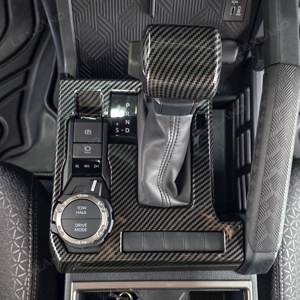 4Runner Interior Cover Trim ABS Carbon Fiber Style Protective Overlays For Toyota