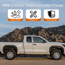 Tacoma Fender Flare ABS Carbon Fiber Style Fender Wrap