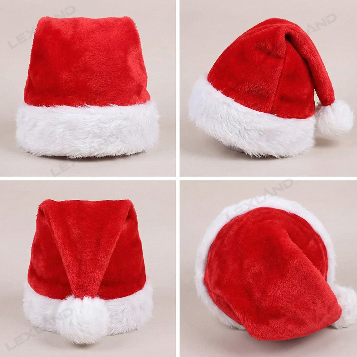 Red Christmas Hat Headrest