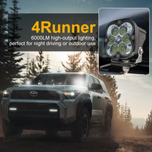 4Runner Baja Designs Ditch Lights Kit Squadron Pro LED A-pillar Lights for Toyota