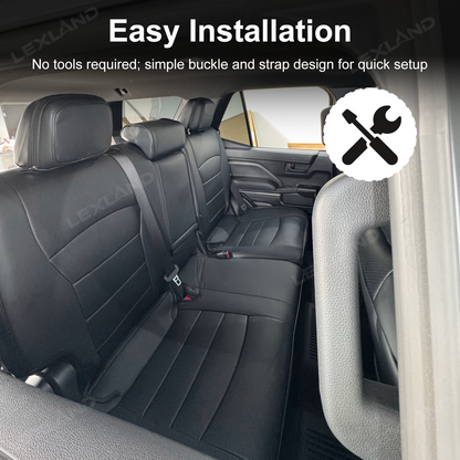 4Runner Seat Covers Nappa Leather Full Coverage Seat Protector for Toyota