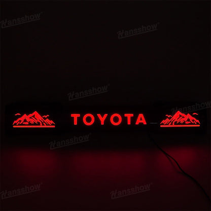 4Runner LED Trunk Tail Light Full Width Tailgate Ambient Lighting with Snow Mountain Off-Road Style