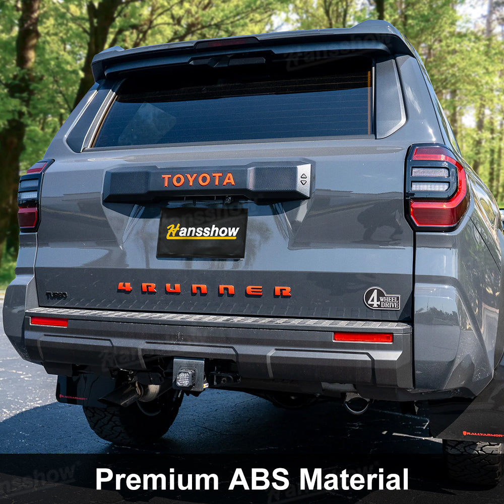 4Runner Decal Letters ABS Tailgate Emblem Liftgate Emblem Overlays for Toyota