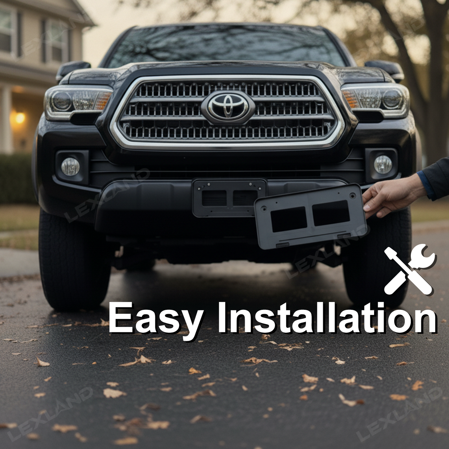 Tacoma License Plate Frame OEM Front License Plate Holder Mounting Bracket for Toyota