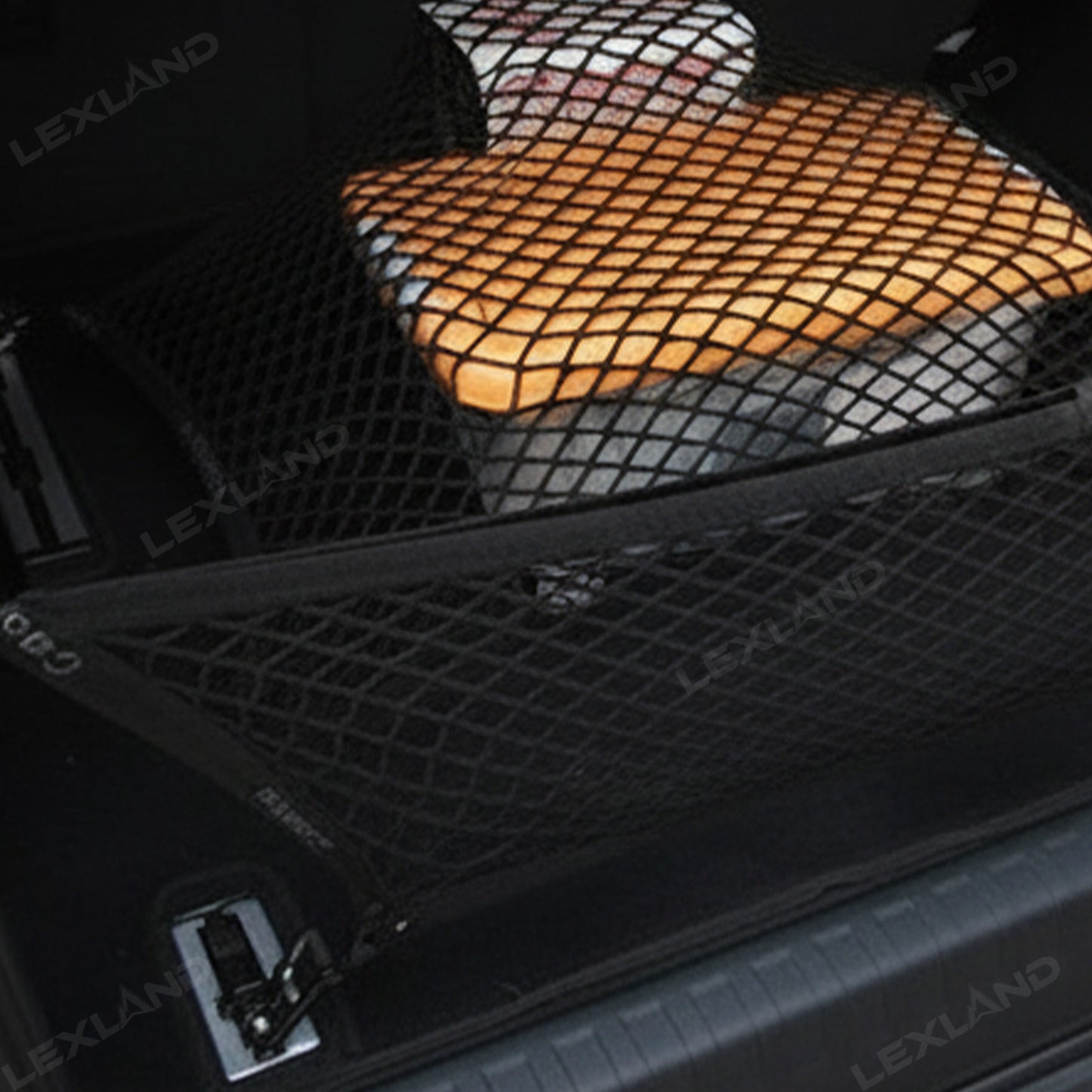 4Runner Elastic Trunk Net Trunk Mesh Cargo Organizer Luggage Net for Toyota
