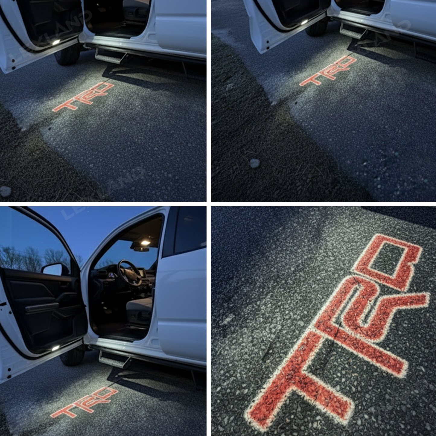 Tacoma LED Puddle Lights Door Projector Lights Welcome Lights For Toyota