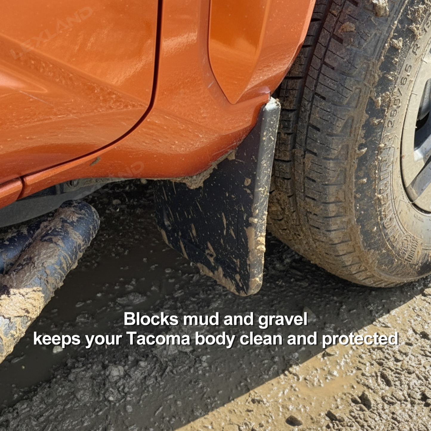 Tacoma Mud Flaps Fender Mudguards No Drilling Splash Guards for Toyota