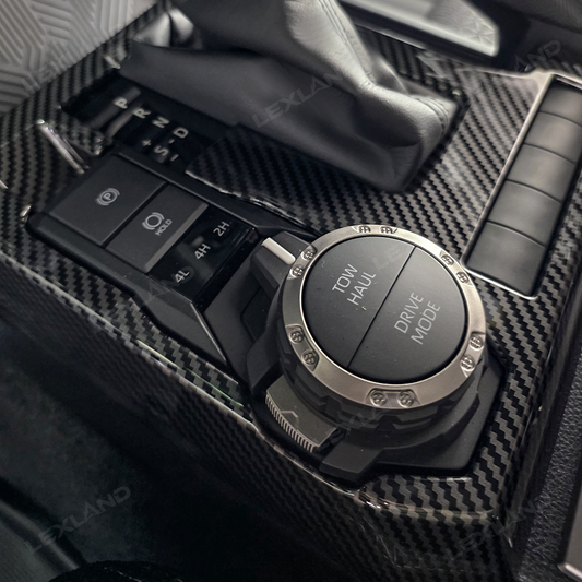 4Runner/Tacoma Gear Shift Panel Cover Trim ABS Carbon Fiber Style for Toyota