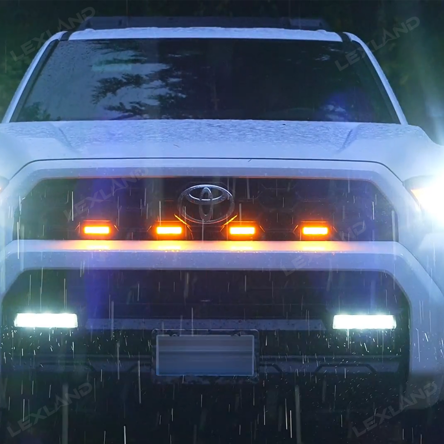 4Runner Raptor Lights LED Front Grille Lights Amber Lights 2.0 For Toyota
