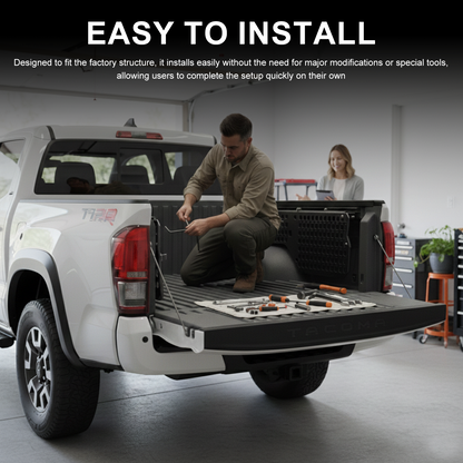 Tacoma Side Bed Molle Panel Truck Bed Organizer for Toyota