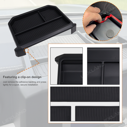 Tacoma Dashboard Organizer Tray Behind Screen Interior Dash Storage Box for Toyota