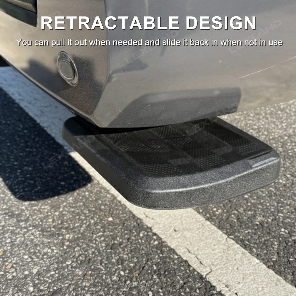 Tacoma Rear Bed Step Retractable Aluminum Truck Tailgate Step for Toyota