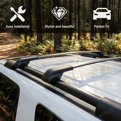 4Runner Roof Rack Cross Bars OEM Style Rooftop Cargo Rack Luggage Carrier for Toyota